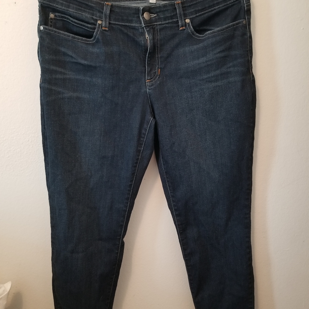 Eileen Fisher Size 12 Organic Cotton Skinny Jeans